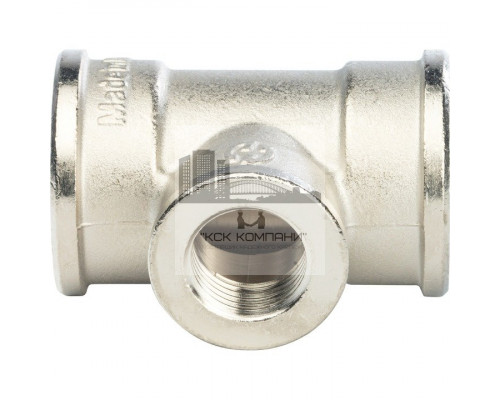 Тройник переxодной внутренняя / внутренняя 1x1/2x1, никелированный