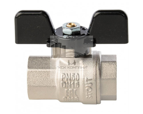 Кран шаровой полнопроходной ВР/ВР 1/2, ручка бабочка