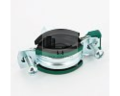 Хомут для труб KSB2 M8/М10 3/4 (25-28 мм) 2-х винт. с уплотн. epdm, быстрый замок, 3396028 (Валравен)