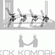 Хомут для труб KSB1 М8 1 1/4 (40-43 мм) 1 винт. с уплотн. epdm, быстрый замок, 3363043 (Валравен)