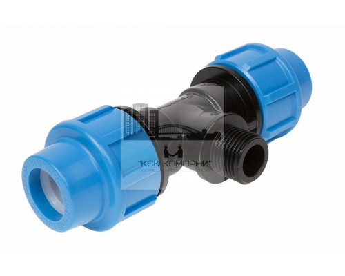 Тройник комбинированный 20 мм x 1/2” Пx20 с наружной резьбой (Jeelex)
