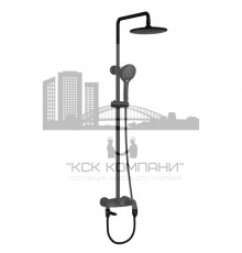 Душевая система GB7001 черный матовый