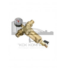 Фильтр тонкой очистки промывной с манометром, 1/2" горячий 