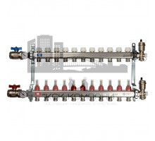 Коллектор из нержавеющей стали с расходомерами на 11 контура SMS 0917 000011 