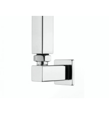 Комплект уголков квадратных c накидной гайкой 1/2" x 3/4", полированные