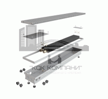 Конвектор внутрипольный водяной КВП 65/200/2000  