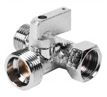 Кран шаровой-тройник для подключения сантех. приборов  Minnesota 1/2"x1/2"x3/4"