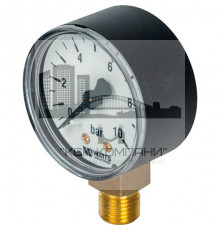 Манометр радиальный F+R200 (MRP) 63 мм 10 бар (Ваттс)