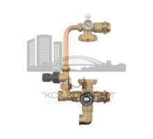 Насосно-смесительный узел с термостатическим клапаном и байпасом, без насоса SDG-0020-002000 