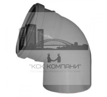 Отвод 110 на 67 градусов для канализации, Политэк