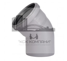 Отвод 45° для канализации