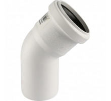 Отвод  Raupiano Plus 50 на 45° для систем внутренней канализации 