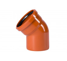 Отвод наружной канализации 160 мм, 45 градусов 222220 )