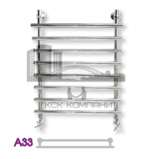 Полотенцесушитель водяной ЭРАТО А33 600x600 (Erato)