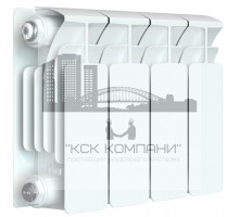 Радиатор биметаллический Base 200 x4, боковое подключение 