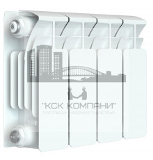 Радиатор биметаллический Base 200 x4, боковое подключение 