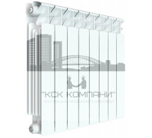 Радиатор биметаллический Base 500 x8, боковое подключение 