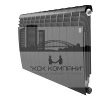 Радиатор биметаллический Biliner 500 x12 Noir Sable, боковое подключение