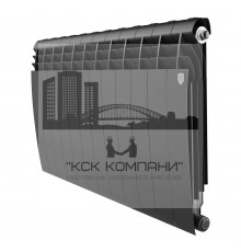 Радиатор биметаллический Biliner 500 x12 Noir Sable, боковое подключение