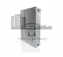 Радиатор биметаллический Pianoforte 500 x6 Silver Satin, боковое подключение