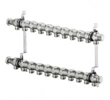 Распределительная гребенка из нержавеющей стали на 11 контуров 1407161 