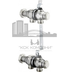 Распределительная гребенка из нержавеющей стали на 2 контура 1407152 