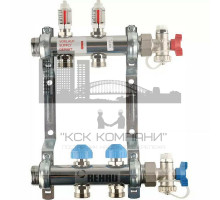 Распределительный коллектор  HKV-D на 2 контура нержавеющая сталь 12080211002 