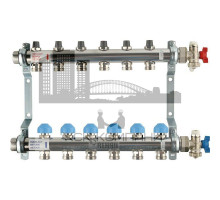 Распределительный коллектор  HKV на 6 контуров нержавеющая сталь 12180611001 