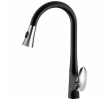 Смеситель GB40013 для кухни, хром/черный