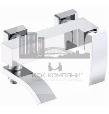 Смеситель GB8007P для ванны и душа, хром/белый