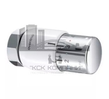 Термостат Uni SH 7-28C с жидкостным чувствительным элементом,белый/хром 1012065 