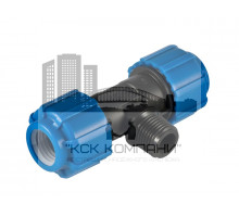 Тройник Политэк 51251225 НР для ПНД труб 25x1/2"x25 (Politek)