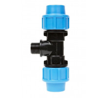 Тройник комбинированный 20 мм x 1/2” Пx20 с наружной резьбой (Jeelex)
