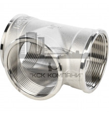 Тройник равнопроходной внутренняя / внутренняя 2", никелированный