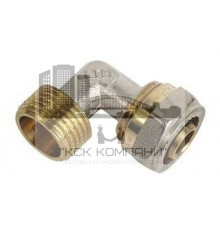 Угольник цанговый наружная резьба 16x1/2" для МП труб