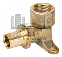 Угольник настенный 0009-002012 (водорозетка) с креплением 20xRp 1/2" 