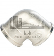 Угольник внутренняя / внутренняя 1", никелированный