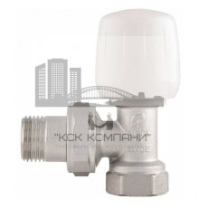 Вентиль регулирующий угловой, кран на радиатор верхний (Арт. 394)