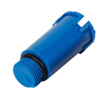 Заглушка монтажная синяя 1/2" НР