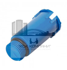 Заглушка монтажная синяя 1/2" НР