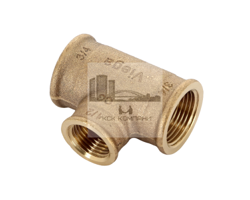 Тройник переходной 264468 с внутренней резьбой 3/4х1/2х3/4 (Виега)