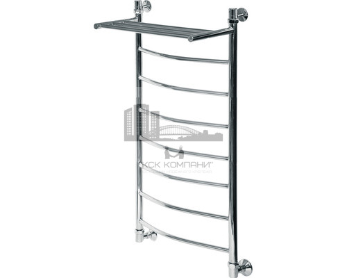 Водяной полотенцесушитель Arc ЛД ВП 1200x600 8 с полкой