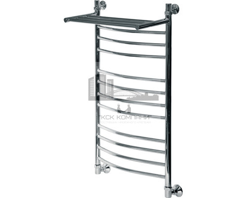 Водяной полотенцесушитель Arc ЛД (г2) ВП 1000x400 12 с полкой