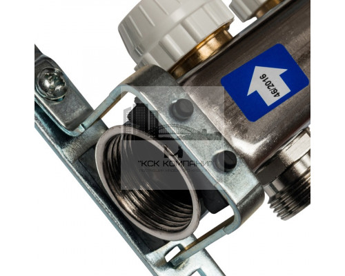 Коллектор из нержавеющей стали с расходомерами на 5 контуров SMS 0917 000005