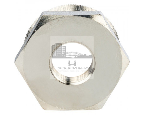 Футорка внутренняя / наружная 1 1/2x3/4, никелированная