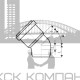 Отвод наружной канализации 110 мм, 30 градусов 220210 )