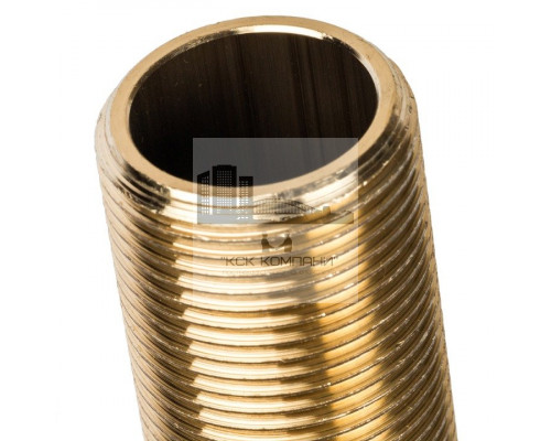 Сгон латунный резьбовой 1/2x150 мм