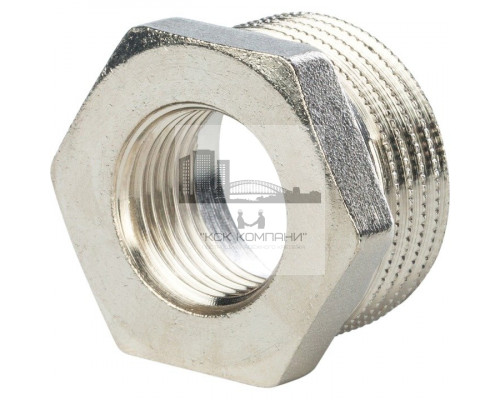 Футорка внутренняя / наружная 2x3/4, никелированная