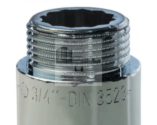 Удлинитель внутренняя / наружная 3/4x60 мм, хромированный