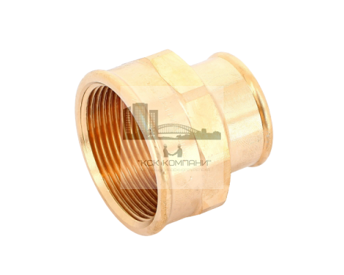 Муфта переходная 267520 ВВ 1 1/2х1, бронза (Виега)